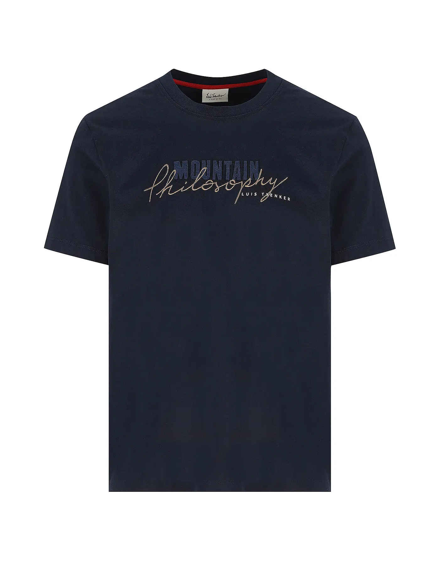 LUIS TRENKER | T-Shirt PHILOSOPHIST | blau